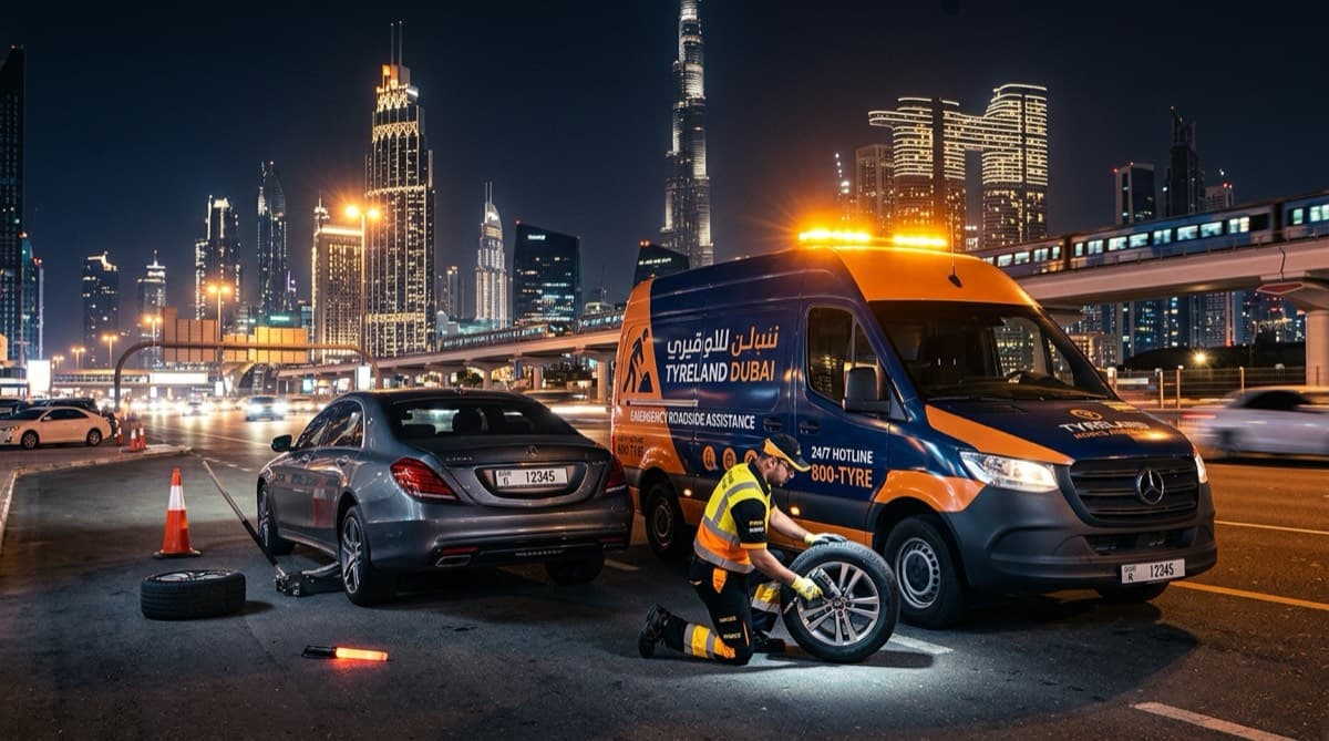 24/7 Emergency Roadside Tyre Assistance in Dubai