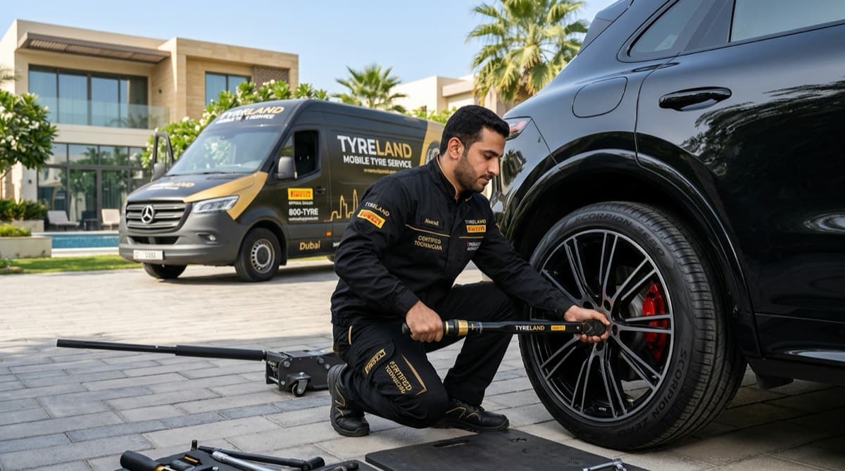 Mobile Tyre Fitting at Your Doorstep in Dubai