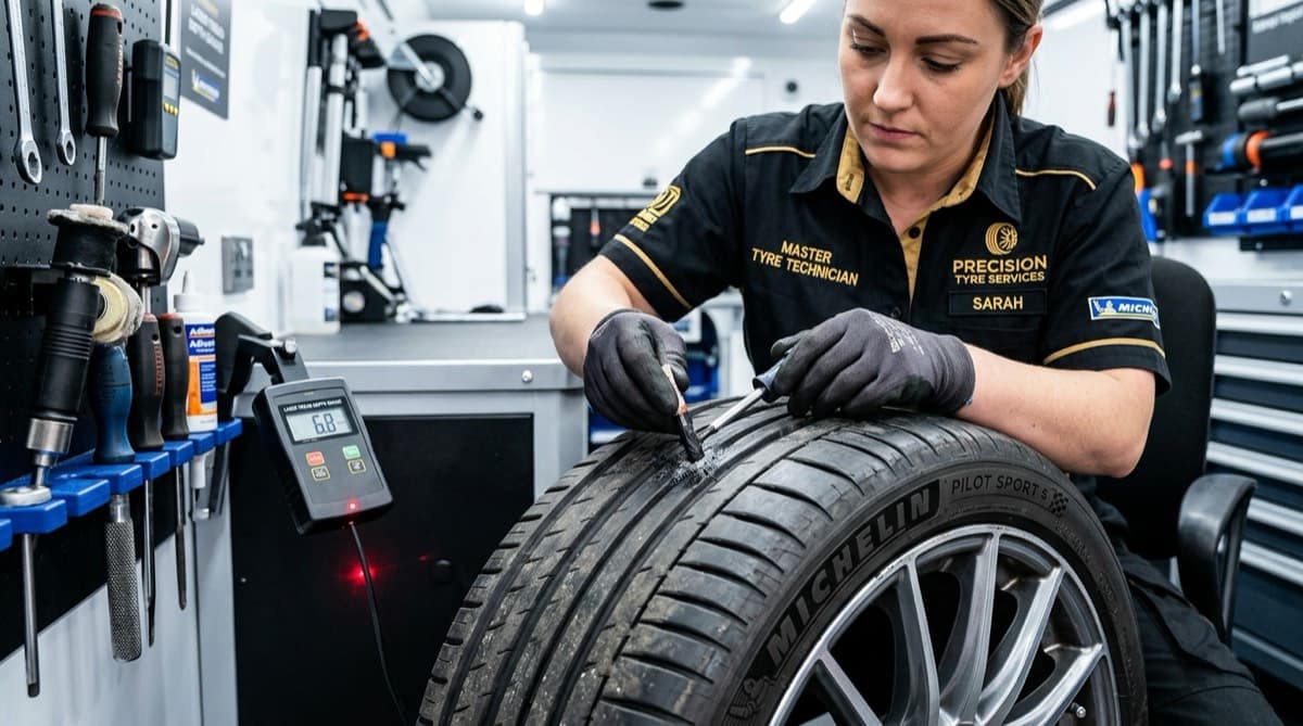 Mobile Flat Tyre & Puncture Patch Repair Dubai